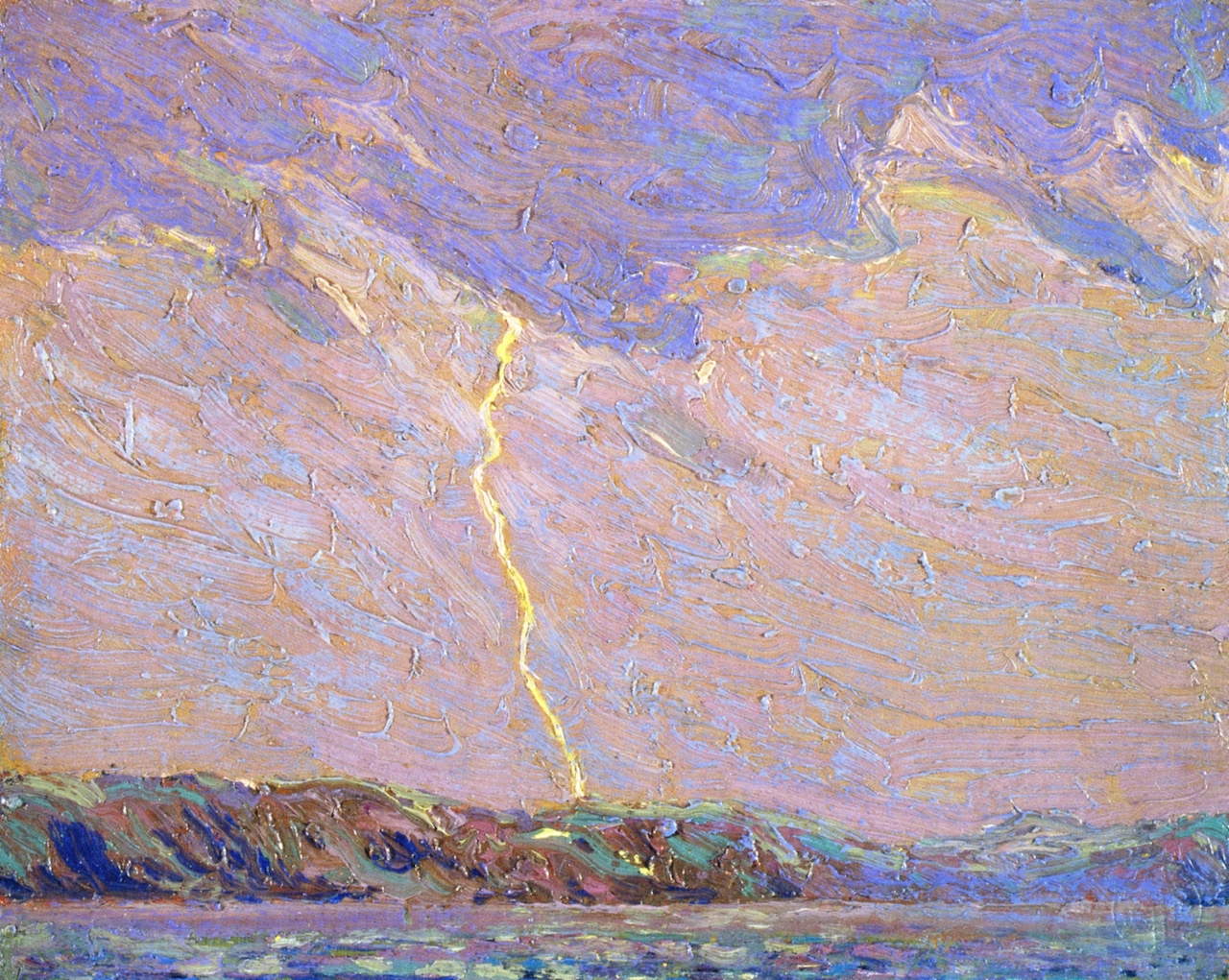 Blitz beim Canoe Lake - Lightning